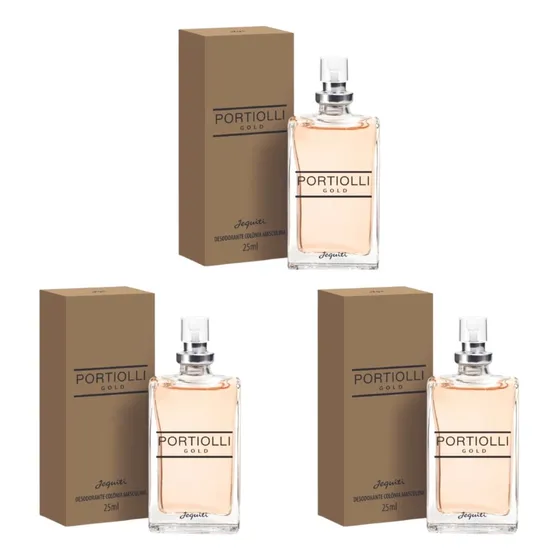 Colônia Celso Portiolli Gold 25ml (3 Unidades) - Jequiti