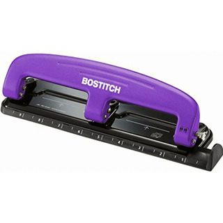 Paperpro 2105 Compact 3-hole Punch, Purple/black Paperpro 2105 Compact 3-hole Punch, Purple/black