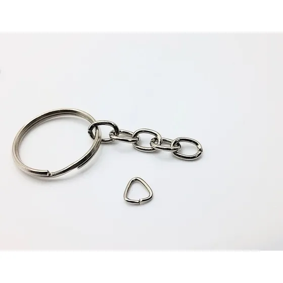 Argola P/ Chaveiro De 22mm C/c Grossa + Triang 6mm(1000pçs)