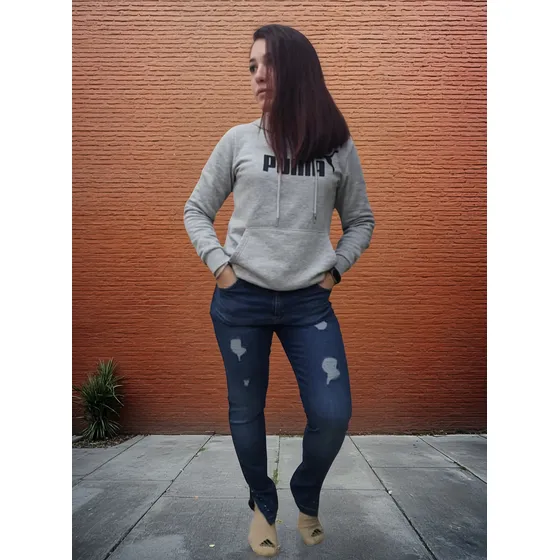 Pantalon De Jean Talle 44 Azules Perlas- Glamm 