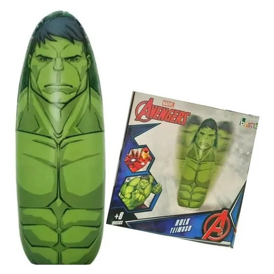 João Teimoso Gigante João Bobo Inflável 87cm Hulk Vingadores