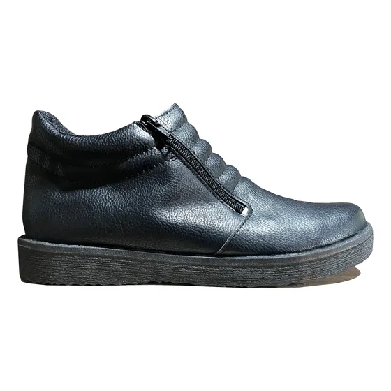 Botas Botitas Botinetas Cuero Ecologico Doble Cierre