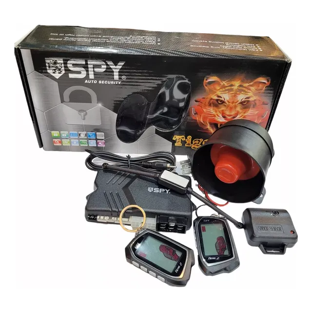 Alarma Carro Spy M9 Control Lcd 2vias