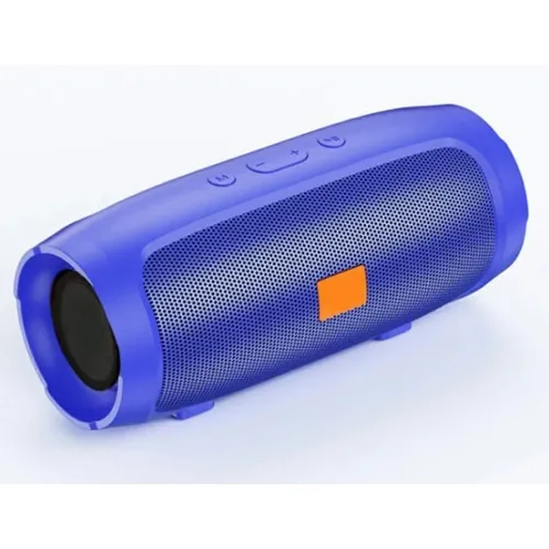 Potente altavoz Bluetooth de 6 W con FM, USB y tarjeta SD de color azul