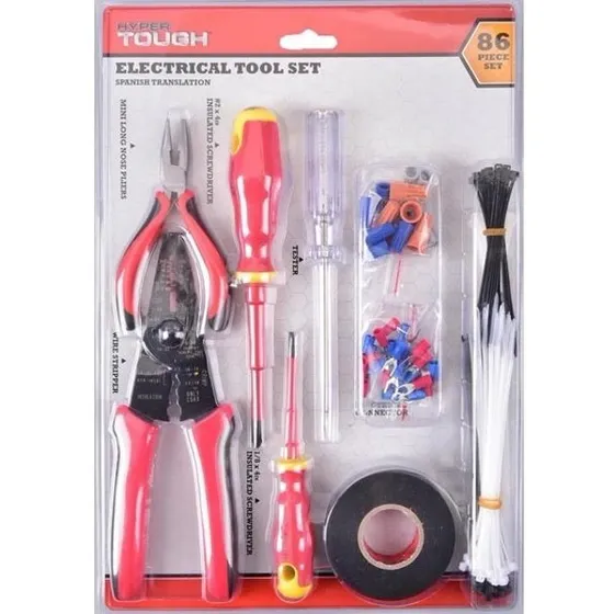 Hyper Tough Kit De Herramientas Para Electricista 6 Piezas