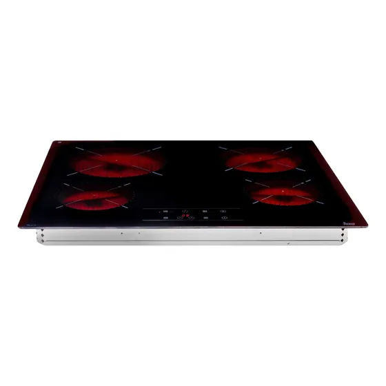 Encimera Vitroceramica Tb 6415 4 Platos Negro