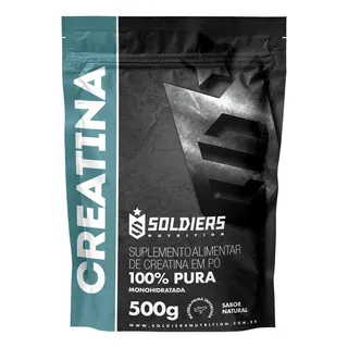 Creatina Soldiers Nutrition em pó Sem sabor x 500g