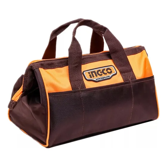 Ingco Htbg281328 Bolso Porta Herramientas 13 Pulgadas Color Naranja