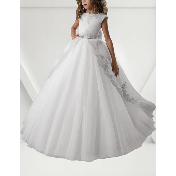 Vestido De Primera Comunión Vestido Bautizo Pajesita Blanco 