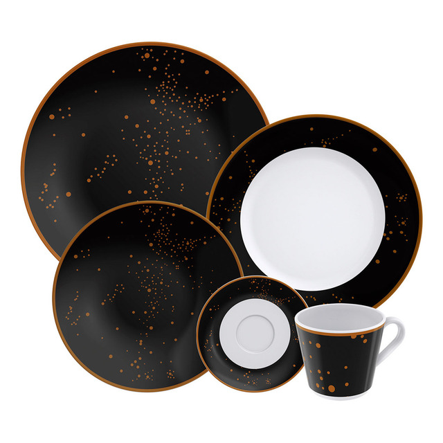 Aparelho De Jantar Porcelana Valentina 20 Peças Tramontina 96011487 Aparelho De Jantar Porcelana Valentina 20 Peças Tramontina 96011487