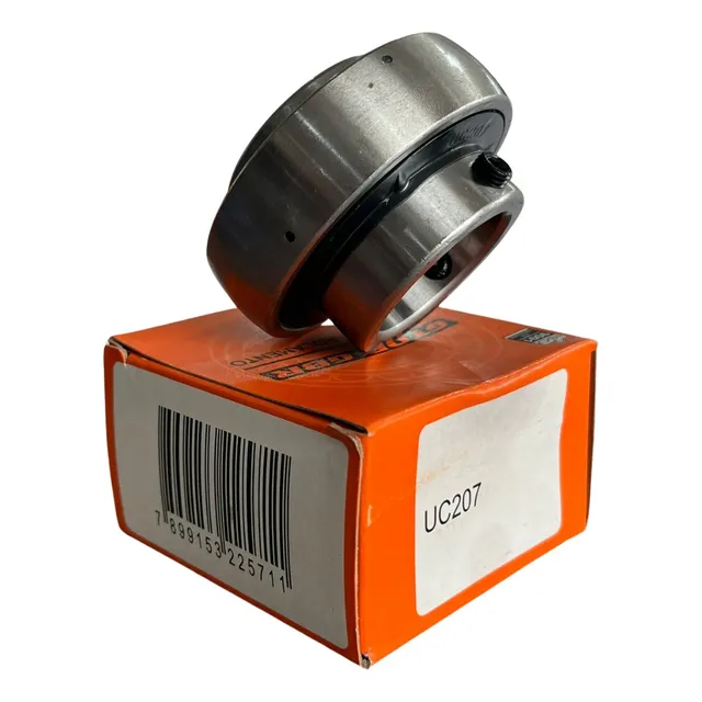 Kit Com 10 Rolamento Uc 207 35x72x42,9 Para Eixo De 35mm Gbr