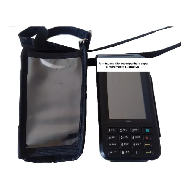 1 Capinha Para Máquina De Cartão De Crédito E Débito C 6 8 0