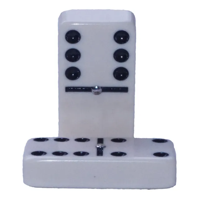Domino Piedra Gruesa Grande  Profesional Jumbo Doble Seis