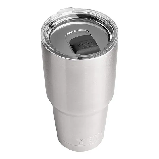 Vaso Yeti De Acero Inoxidable, Con Tapa, 890 Ml, Plateado