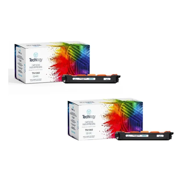 Toner Techlogy Tn1060 2 Pack Hl1110 Hl1111 Dcp1512 Mfc1810