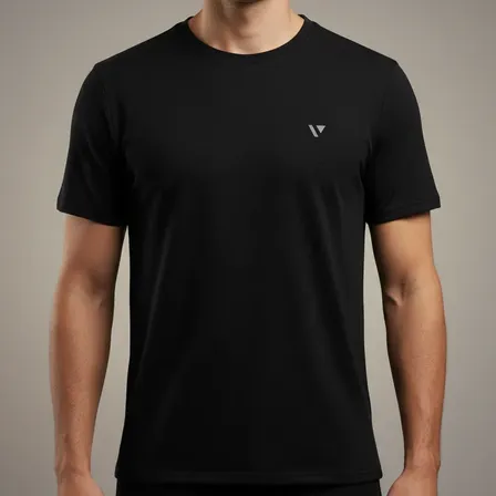 Camiseta Masculina Slim 100% Algodão Premium Voker