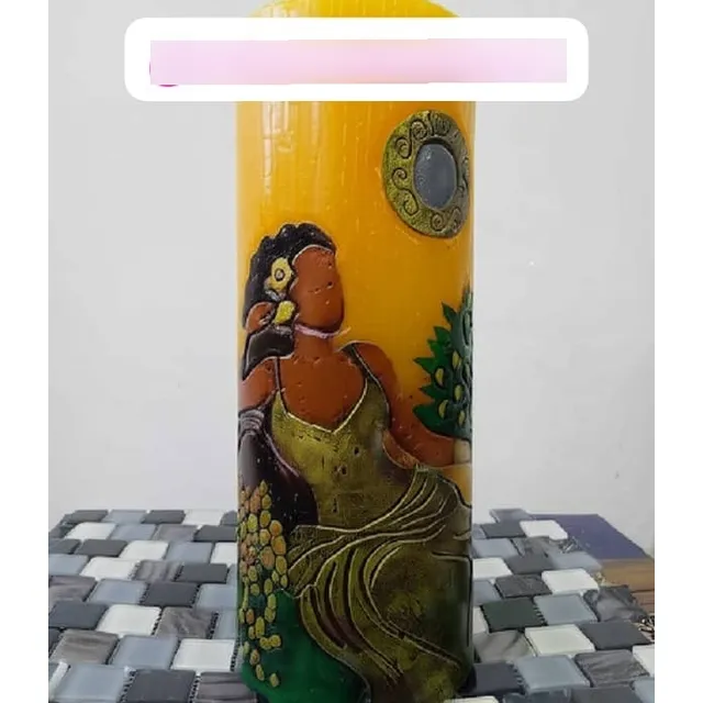 Velon De Oshun Tallado A Mano