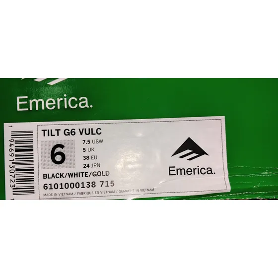 Emerica Tilt G6 Vulc Originales Talla 6 Y Talla 10