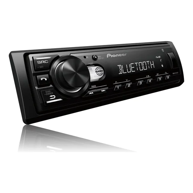 Pioneer MVHS235BT som automotivo usb bluetooth 5.0 rádio fm potência 4x23w rms