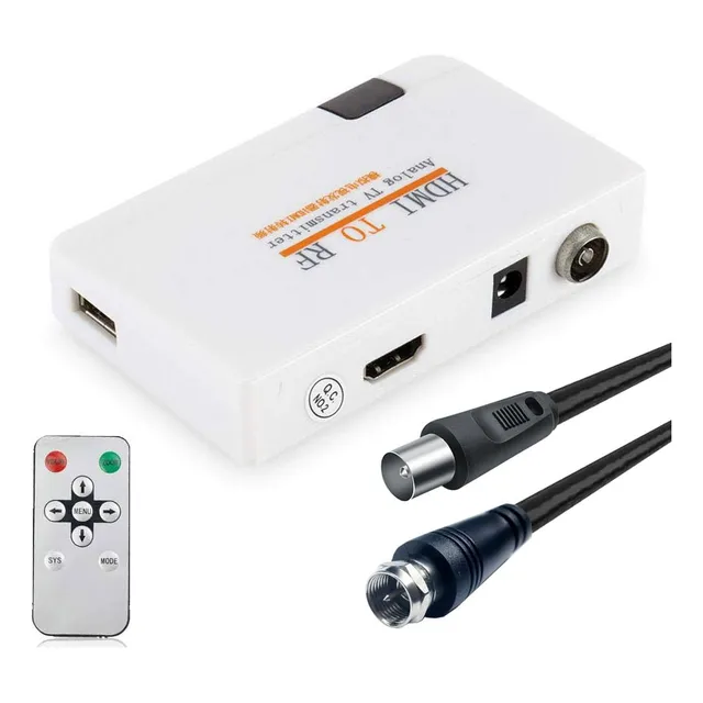 Hdmi Rf Modulador Coaxial Convertidor Vhf Adaptador C...