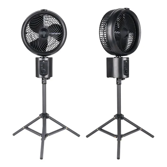 Ventilador Recargable 10  Con Trípode Y Rociador De Agua