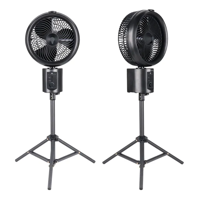 Ventilador Recargable 10  Con Trípode Y Rociador De Agua
