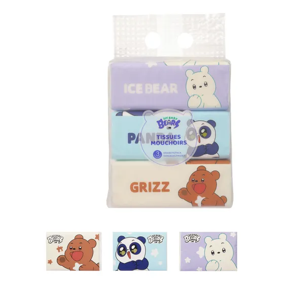 Pañuelos Papel Dibujos 3paq
