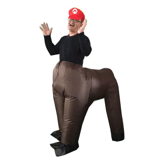 Ropa Inflable Marrón Para Cosplay Con Forma De Medio Caballo