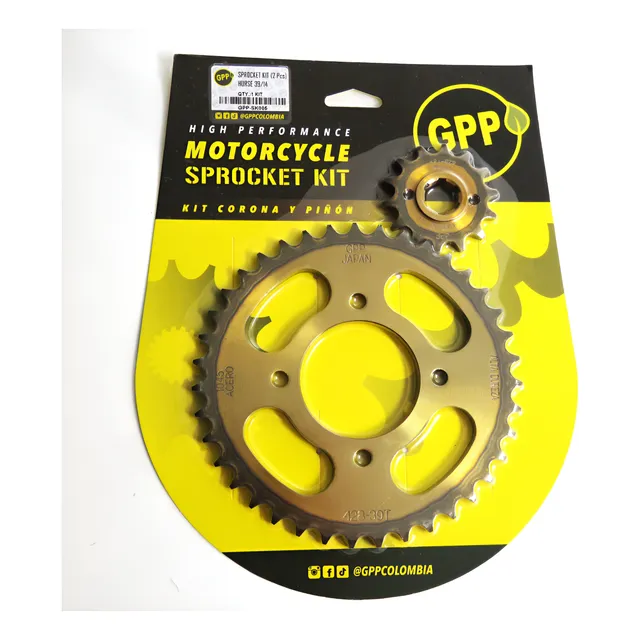 Kit Sprocket Gpp Suzuki Gixxer Corona Piñón 45t/15t