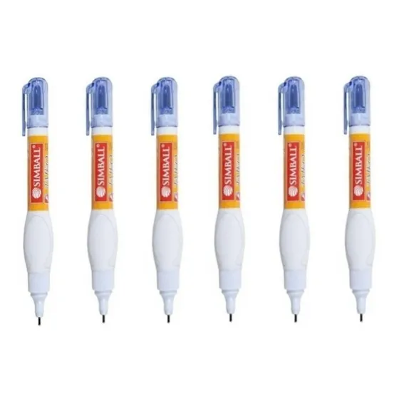 Pack X 6 Unidades Lapiz Corrector Simball Taiko 7 Ml