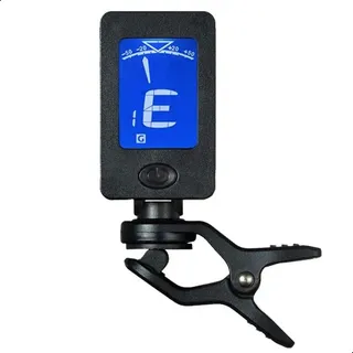 Afinador Digital Para Violão Guitarra Baixo Violino Cavaco Cromático Clip Bertô Black Afinador Digital Para Violão Guitarra Baixo Violino Cavaco Cromático Clip Bertô Black