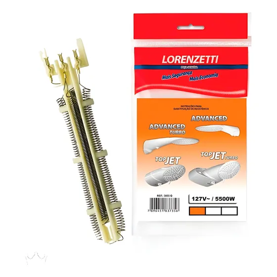 Resistência Lorenzetti 127v 5500w 3055q Advanced Top Jet
