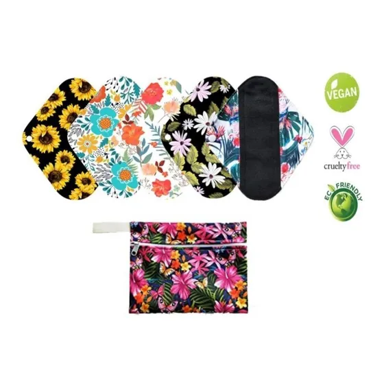 Protectores Intimos Ecológicos Toallas Reutilizables