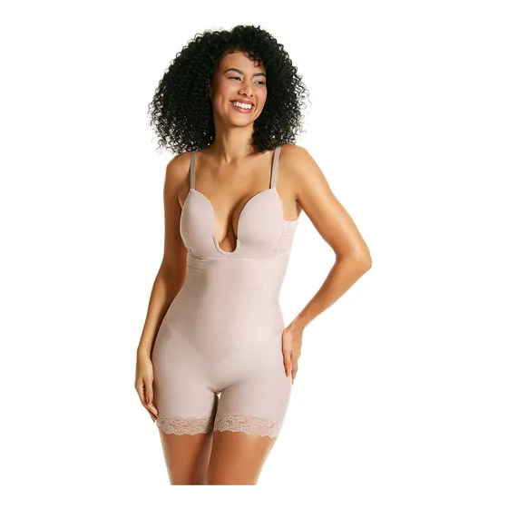 Cinta Modeladora Body Bore Plie Costas Nuas Decote Profundo