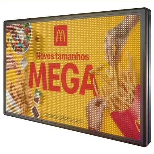 Painel De Led P5 1m X 72cm Rgb - Luminoso Vídeos Propaganda