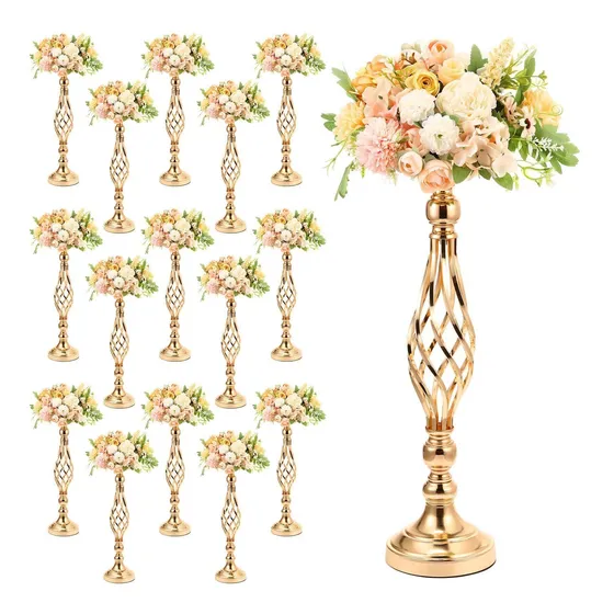 20 Pieza Metal Para Arreglo Floral Boda Centro Mesa Soporte