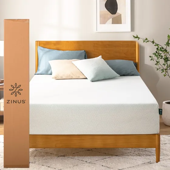 Zinus | Colchón King Memory Foam 30 Cm Firmeza Media