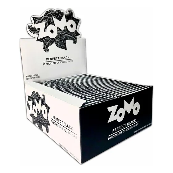 PAPEL PARA CIGARRO ZOMO CLASSIC BLACK PERFECT (DISPLAY C/50)