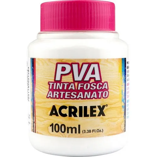 Tinta Pva Fosca 100ml Branco 519 Acrilex