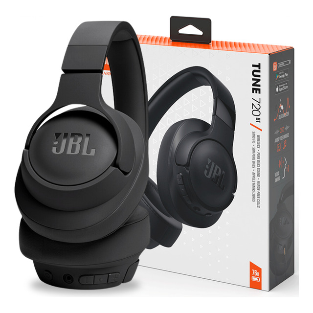 Fone De Ouvido Jbl Tune 720bt Bluetooth Bateria De Até 76hr Fone De Ouvido Jbl Tune 720bt Bluetooth Bateria De Até 76hr