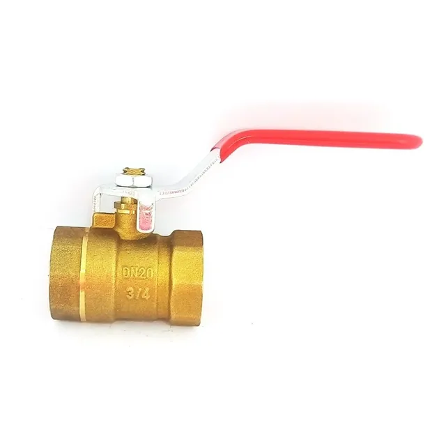 Llave De Paso 3/4  Bronce Construcción Tuberia Baño Cocina 