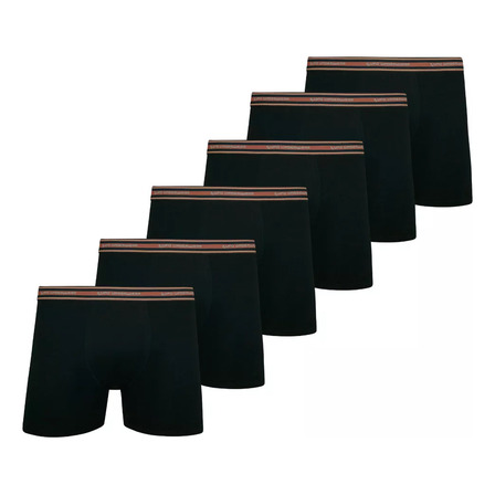 Kit 6 Cuecas Boxer Lupo Em Algodão Masculina Cotton Original Kit 6 Cuecas Boxer Lupo Em Algodão Masculina Cotton Original
