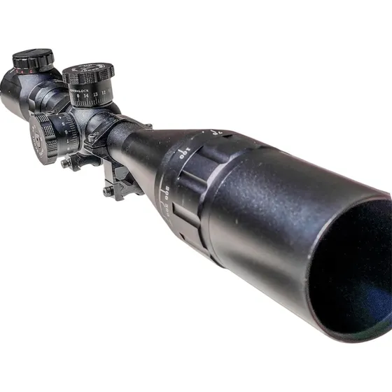 Luneta 4-16x50 Down Lock + Para-sol  + Ajust Profissional