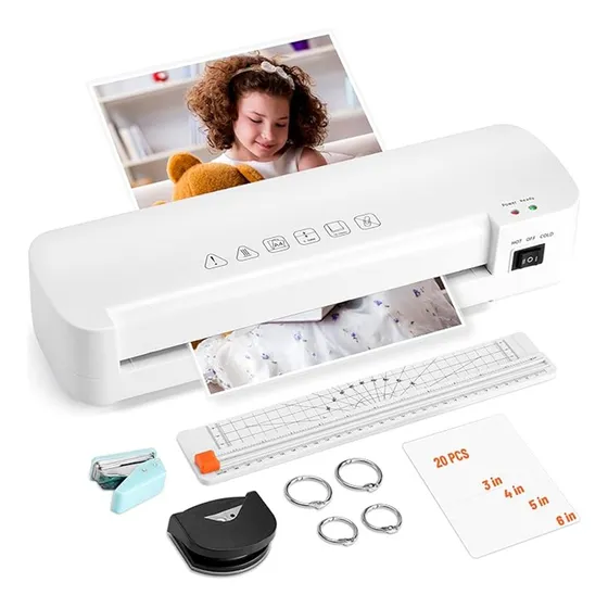 Termo Laminadora 6 En 1 Laminado Frío Calor