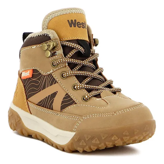 Bota De Niño West Explorer - Camel/marron