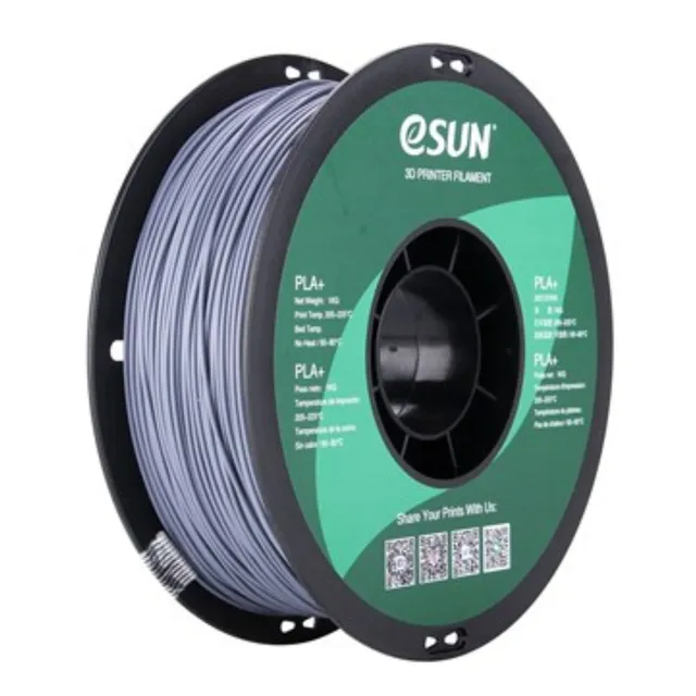 Filamento 3D Esun PLA+ de 1.75mm y 1kg gray