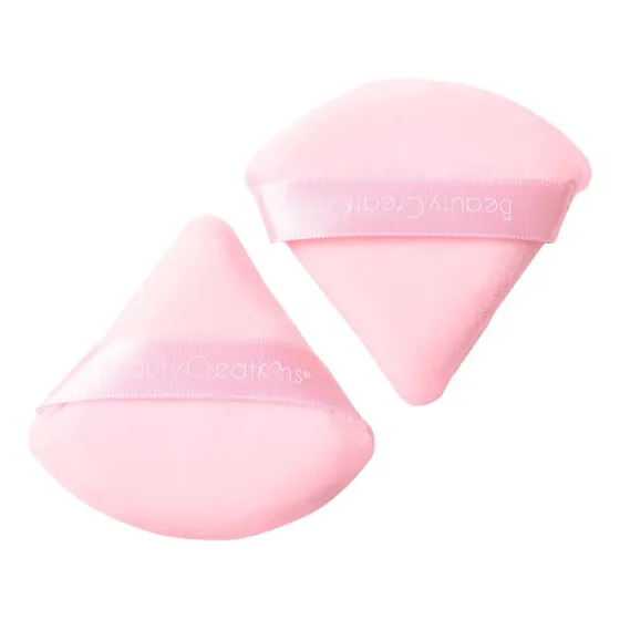 Set de 2 Borlas Triangulares Beauty Creations Puff Puff Rosa Mediana