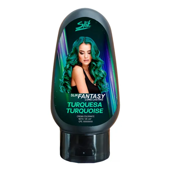 Tinte Para El Cabello Color Crema Slik Fantasy 120cc
