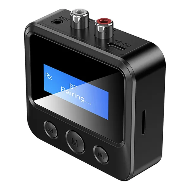 Bluetooth 5.0 Receptor/transmisor Adaptador Inalámbrico Lcd