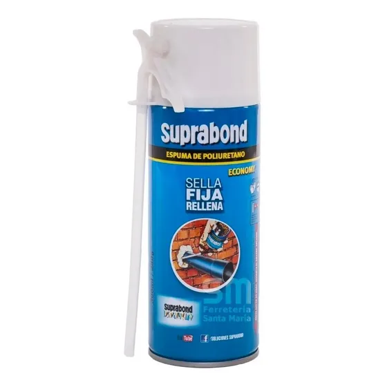 Espuma Poliuretano Expandido Aerosol Suprabond Economy 300ml